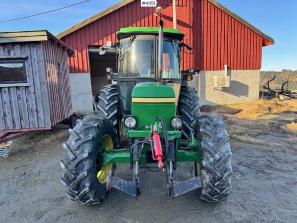 John Deere 2850 4×4 1991 – Sturdy 86 HP Utility Tractor with Synchro & Front Hydraulics