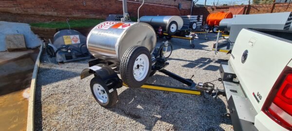 500 L Diesel Bowser Trailer – 50 LPM, 12 V Horizontal Tank, Unbraked (Bowser), Manufacture Through Order.