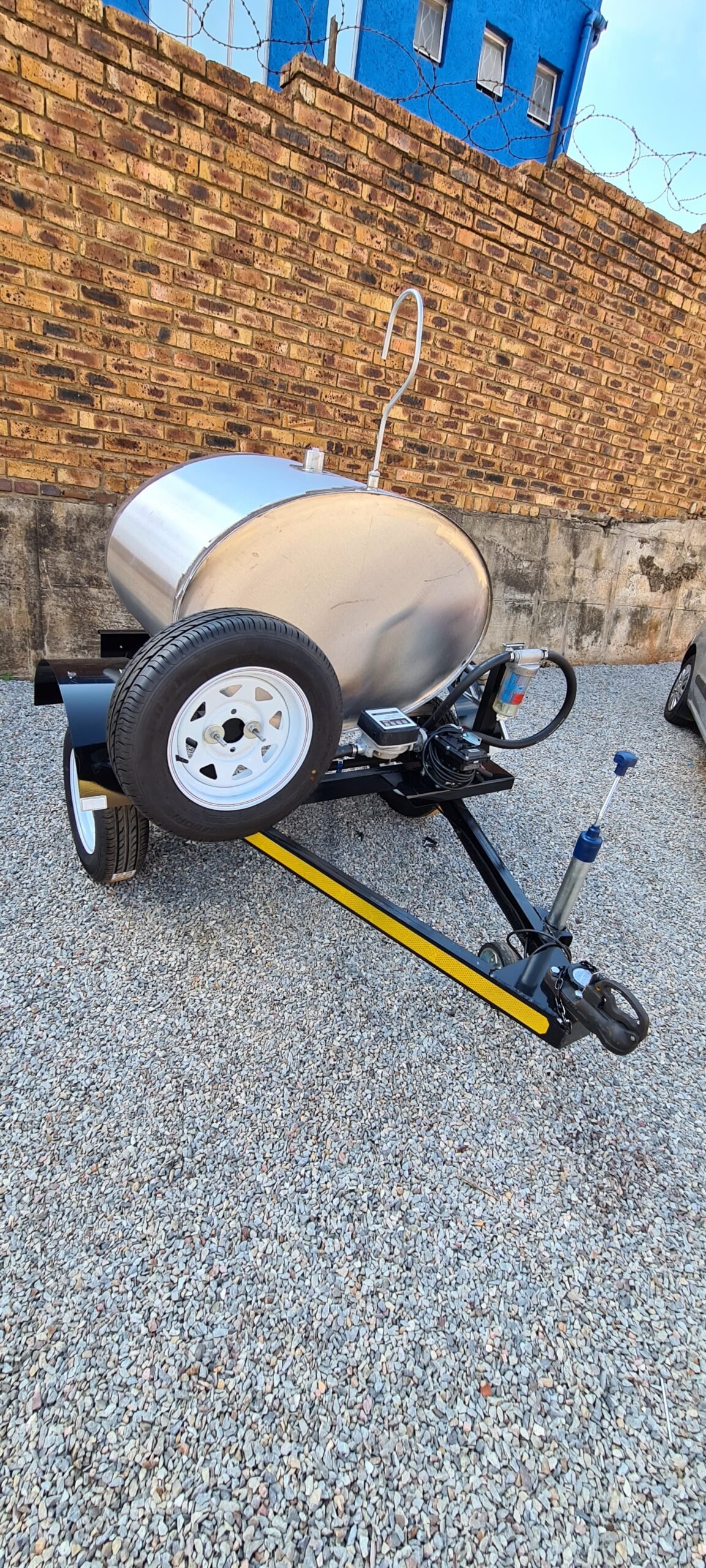 500 L Diesel Bowser Trailer – 50 LPM, 12 V Horizontal Tank, Unbraked (Bowser), Manufacture Through Order.