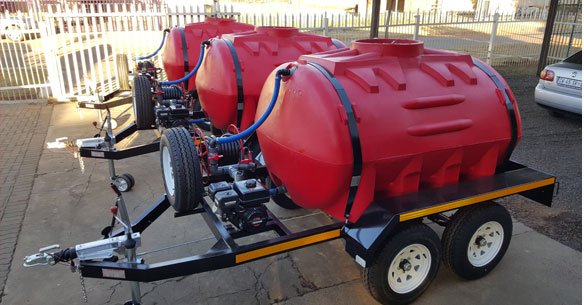 Bowser 2,500 L Horizontal Water Bowser