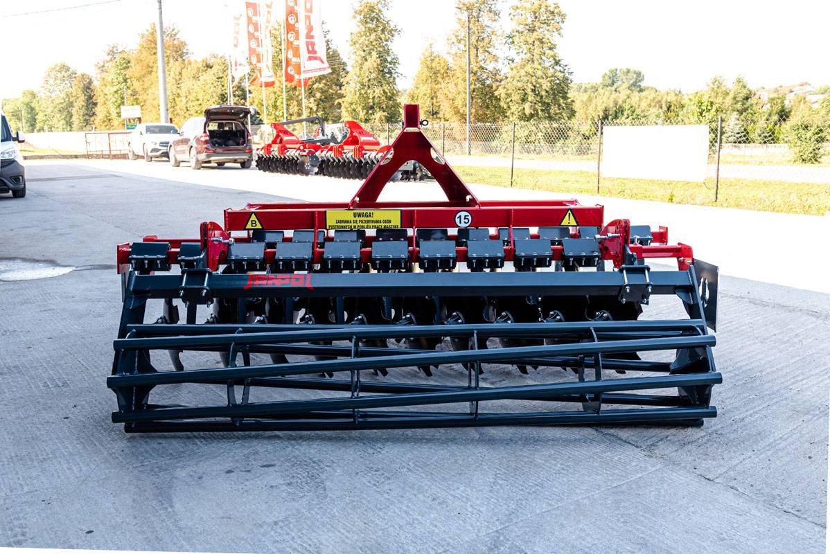 Janpol Disc Harrow 2.7 m – 560 mm Discs with Packer Roller