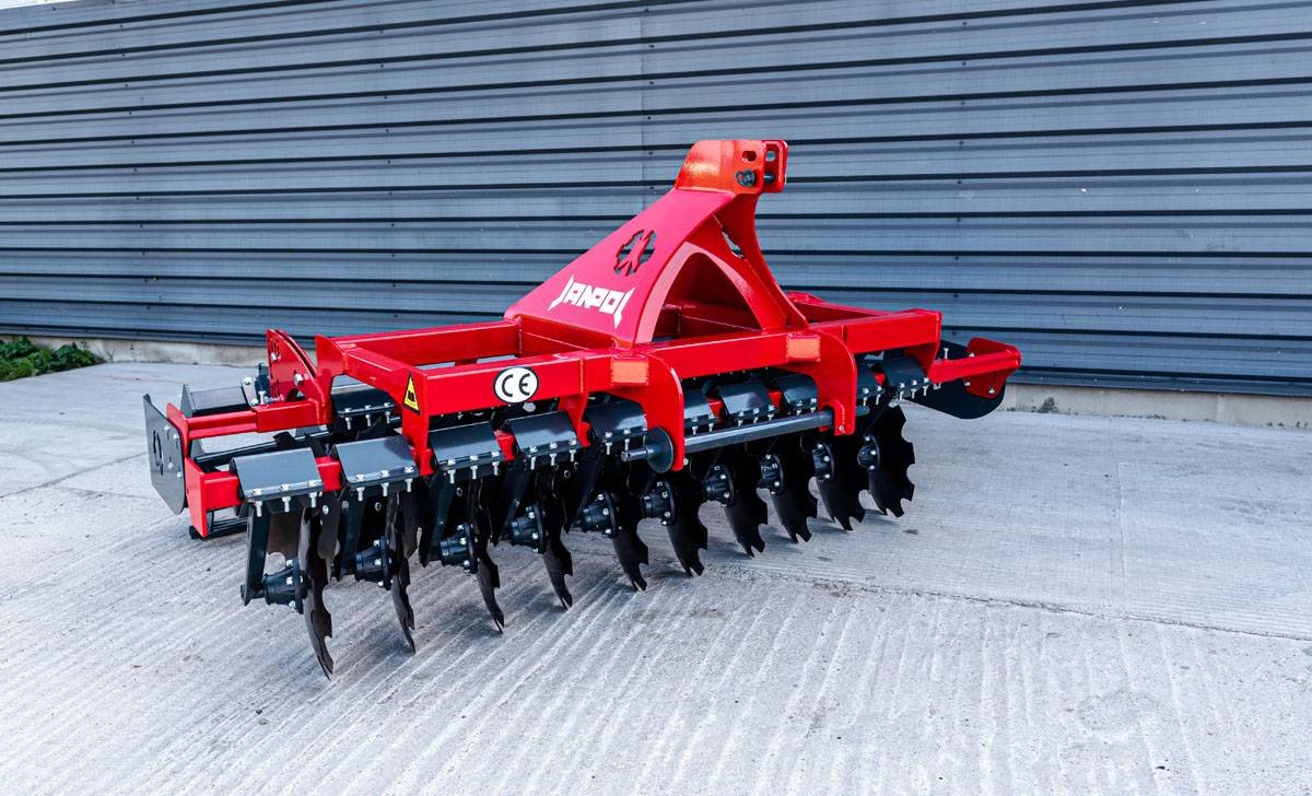 Janpol Disc Harrow 2.7 m – 560 mm Discs with Packer Roller