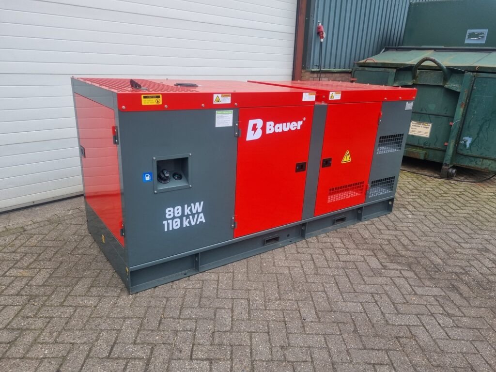 Bauer GFS-80 ATS 80 kW / 100 kVA Diesel Generator – Powerful Standby Power
