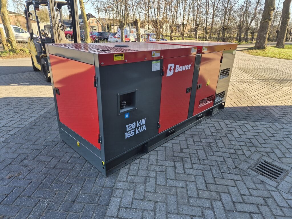 Bauer GFS-120 kW / 150 kVA Diesel Generator – Rugged Standby Power