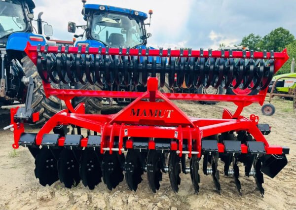 Dexwal BIS Mamut Disc Harrow – 3 m Heavy-Duty Soil Cultivator