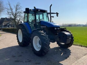 2001 New Holland TS100 Four-Wheel Drive Farm Tractor 