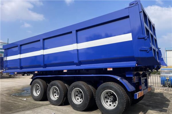 TITAN 4 Axle Dump Semi Trailer – Heavy-Duty Tipper Trailer for Bulk Materials 2025