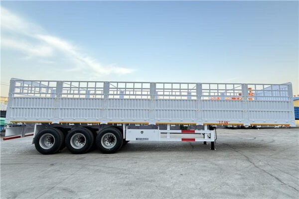80 Ton Fence Cargo Trailer – Heavy Duty Livestock & Bulk Transport Trailer 2025