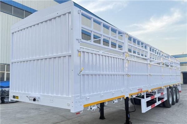 80 Ton Fence Cargo Trailer – Heavy Duty Livestock & Bulk Transport Trailer 2025
