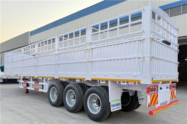 80 Ton Fence Cargo Trailer – Heavy Duty Livestock & Bulk Transport Trailer 2025