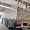 2025 Animal Transport Fence Trailer – 3-Axle 60 Ton Livestock Semi-Trailer
