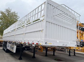 2025 Animal Transport Fence Trailer – 3-Axle 60 Ton Livestock Semi-Trailer