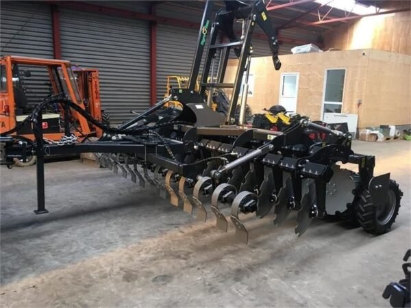 2026 Agro-Tom 4 m Trailed Disc Harrow with Drag Plank – Heavy-Duty Soil Tillage Equipment
