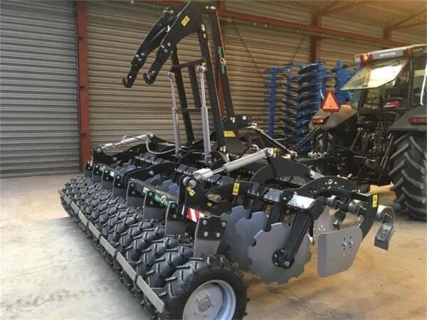 2026 Agro-Tom 4 m Trailed Disc Harrow with Drag Plank – Heavy-Duty Soil Tillage Equipment