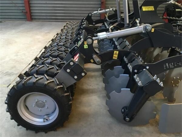 2026 Agro-Tom 4 m Trailed Disc Harrow with Drag Plank – Heavy-Duty Soil Tillage Equipment