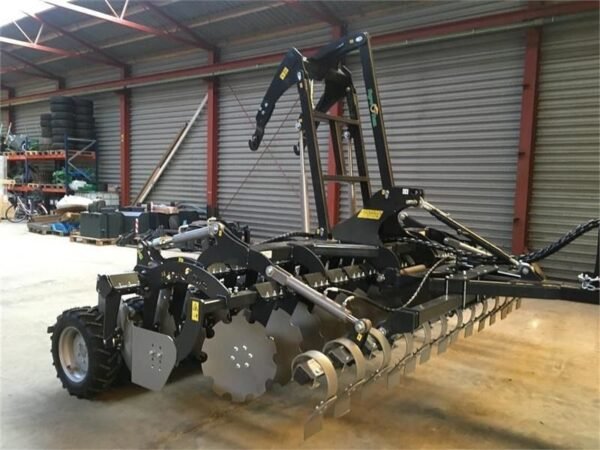 2026 Agro-Tom 4 m Trailed Disc Harrow with Drag Plank – Heavy-Duty Soil Tillage Equipment