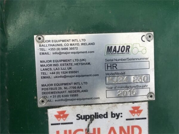 Agria Major MJ24 Mountedandtrailedmowers â€” Machinery Depot Pro