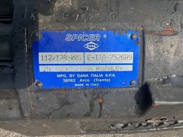 Barford Barford SX 9000 Construction Axles â€” Machinery Depot Pro