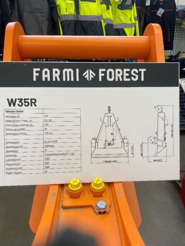 farmi-vinssi-w3570216dcc.jpg 2026 Farmi Vinssi W35 Skidders — Machinery Depot Pro