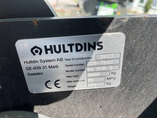 hultdins-sg-520-sd63b86dd.jpg 2023 Hultdins SG 520 S Forestry Grapples — Machinery Depot Pro
