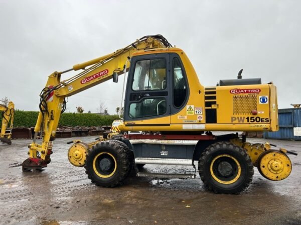 2003 Komatsu PW150 ES-6K Railroadmaintenance — Machinery Depot Pro