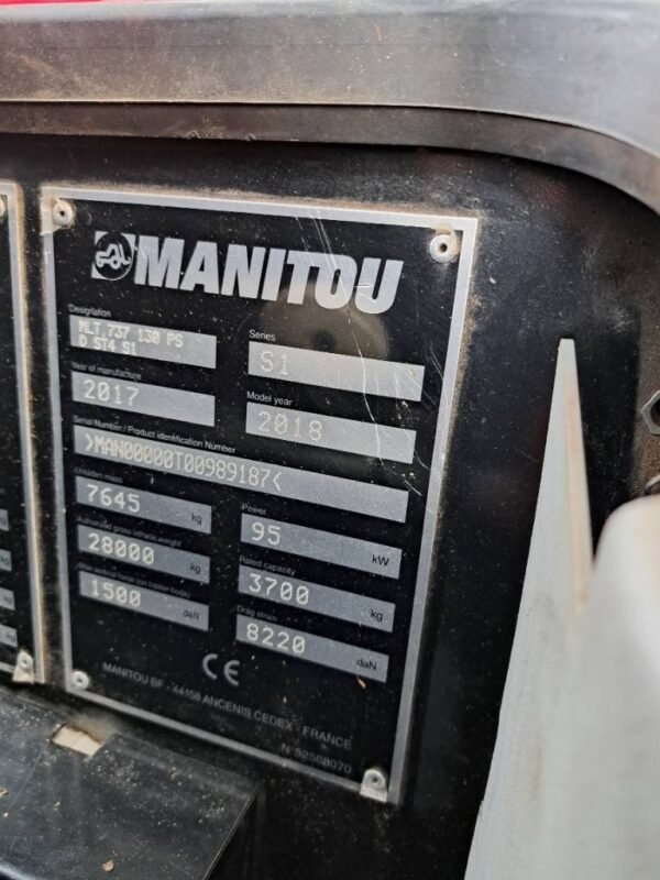 2017 Manitou MLT 737-130PS Agri Telehandlers — Machinery Depot Pro