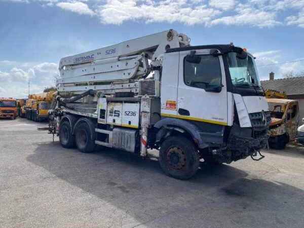 2019 Mercedes-Benz AROCS 2643 6x4/SERMAC 5Z36 1er Concrete Pumps — Machinery Depot Pro