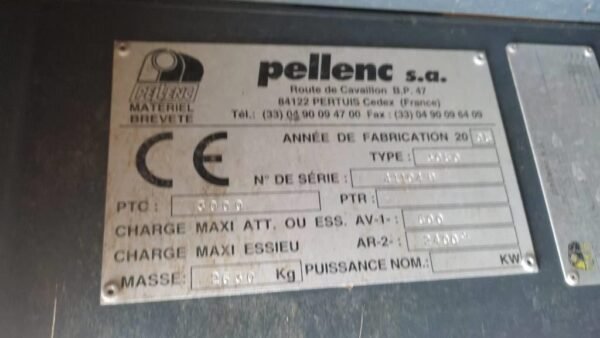 2006 Pellenc 3050 Winegrapeharvestingmachines â€” Machinery Depot Pro