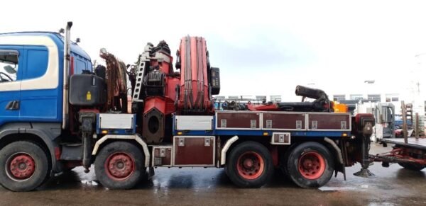 2008 Scania R 480 LB 8X4/FASSI F1500 Trucks â€” Machinery Depot Pro