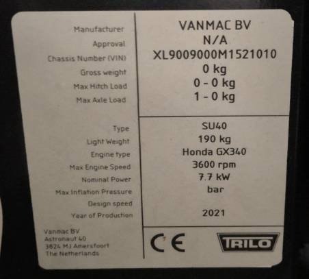 trilo-su40-suction-unit-tailgafa68e26e.jpg 2022 Trilo SU40 Aerators — Machinery Depot Pro