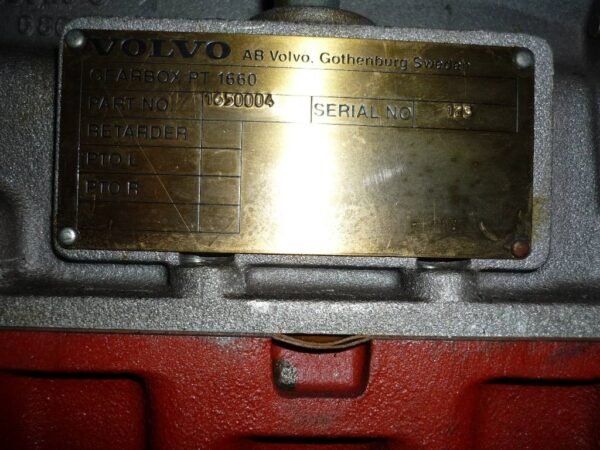 Volvo PT 1660 Cargogearboxes â€” Machinery Depot Pro